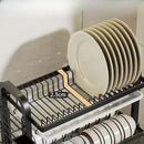 Escorredor Kitchen Rack Aço Inoxidável Organizador Louça Preto Pia Kitchen Rack Aço Ino